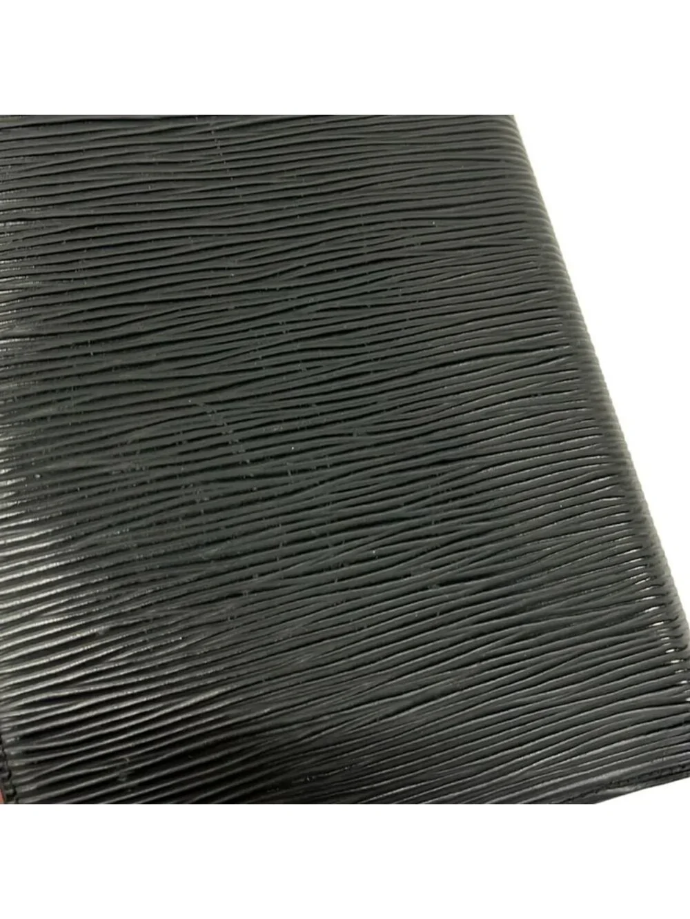 Louis Vuitton Notebook Epi Agenda MM Noir Leather